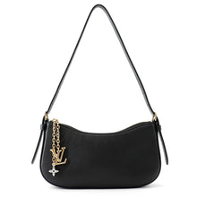 Load image into Gallery viewer, LOUIS VUITTON Pochette LV Bloom NoirM29456 Calf LeatherLeather Size NM