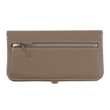 将图像加载到图库查看器中,HERMES Dogon Long Etoupe Togo Leather