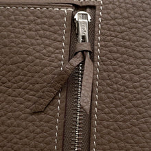 将图像加载到图库查看器中,HERMES Dogon Long Etoupe Togo Leather