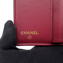 Load image into Gallery viewer, CHANEL Chevron Small Flap Compact Wallet BlackAP5202 Caviar Leather