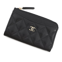 Load image into Gallery viewer, CHANEL Matelasse CC Logo Fragment Case BlackAP3179 Caviar Leather