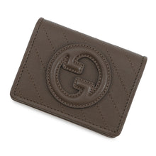 将图像加载到图库查看器中,GUCCI Blondie Bifold Wallet Greige760317 Leather