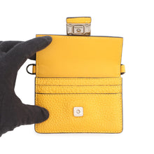 将图像加载到图库查看器中,FENDI Micro Flat Baguette Shoulder Pochette Yellow7M0311 Leather