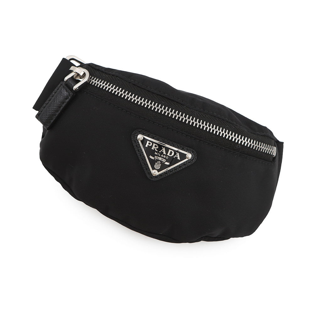 PRADA Re-Nylon Triangle Logo Wristband Pouch
