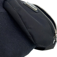 将图像加载到图库查看器中,PRADA Re-Nylon Triangle Logo Wristband Pouch Black2TT095_2DMK_F0002 Nylon