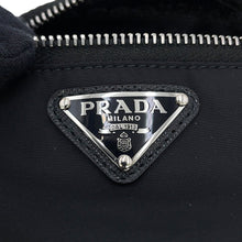 将图像加载到图库查看器中,PRADA Re-Nylon Triangle Logo Wristband Pouch Black2TT095_2DMK_F0002 Nylon