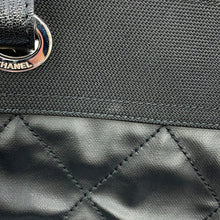 Load image into Gallery viewer, CHANEL Paris-Biarritz Tote BlackA34209 Leather Canvas Size MM