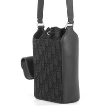 将图像加载到图库查看器中,Dior Oblique Bucket Shoulder Bag Black2LECA594 Canvas Leather
