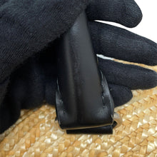 Load image into Gallery viewer, BALENCIAGA Beach bag Beige/Black Raffia Leather Size Medium