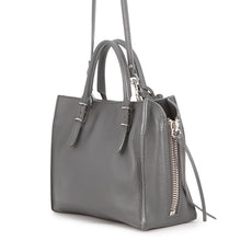 Load image into Gallery viewer, BALENCIAGA Paper Zip-Around 2-Way Bag Gray357333 Leather Size Mini