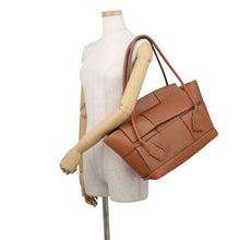 将图像加载到图库查看器中,Bottega Veneta Arco Shoulder Bag Wood598244VMAP12645 Calf Leather
