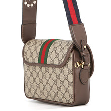 Load image into Gallery viewer, GUCCI GG Supreme Ophidia Shoulder Bag Beige/Multicolor722117 GG Supreme Leather Size Small