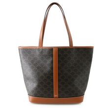 将图像加载到图库查看器中,CELINE Triomphe Cabas Tote Bag Tan115072CAS.04LU PVC Leather Size Medium