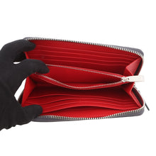Load image into Gallery viewer, Christian Louboutin Panettone Zip Around Long Wallet Gray1245220I417 Jacquard/Leather