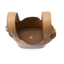 Load image into Gallery viewer, HERMES Picotin Lock Lucky Daisy Chai/Rose/White Swift Leather Size micro