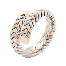 Load image into Gallery viewer, BVLGARI Spiga Ring Size Approximately No. 12 K18YG K18WG