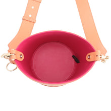 Load image into Gallery viewer, BVLGARI Serpenti Bucket Bag Shoulder Bag Orange Rattan Leather
