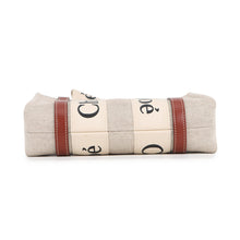 将图像加载到图库查看器中,Chloe Woody 2WAY Bag Small Beige/BrownCHC22AS397I2690U Canvas Leather