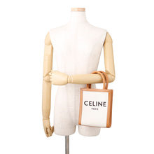 Load image into Gallery viewer, CELINE Vertical Cover Mini Natural/Tan193302BNZ.02NT Canvas Leather Size Mini