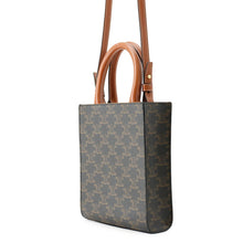 Load image into Gallery viewer, CELINE Triomphe Vertical Cover Mini Tan194372BZK.04LU PVC Leather Size Mini