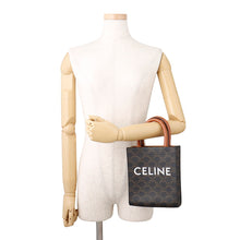 Load image into Gallery viewer, CELINE Triomphe Vertical Cover Mini Tan194372BZK.04LU PVC Leather Size Mini