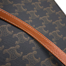 Load image into Gallery viewer, CELINE Triomphe Vertical Cover Mini Tan194372BZK.04LU PVC Leather Size Mini