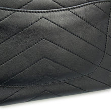 Load image into Gallery viewer, CHANEL Chevron ChainShoulder Black Leather