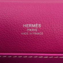 Load image into Gallery viewer, HERMES Sac Roulis Roulis Rose Purple Evercolor Size 23