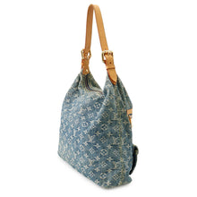 将图像加载到图库查看器中,LOUIS VUITTON Baggy Blue/YellowM95048 Monogram Denim Size GM