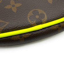 Load image into Gallery viewer, LOUIS VUITTON Christopher wearable wallet Noir/Brown/Neon YellowM80793 Monogram Macassar Canvas