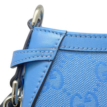 Load image into Gallery viewer, GUCCI Moonside Shoulder Bag Mini Light Blue786035 GG Canvas Leather Size Mini