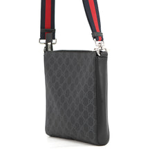 Load image into Gallery viewer, GUCCI Messenger bag Black523599 GG Supreme Leather Size Small
