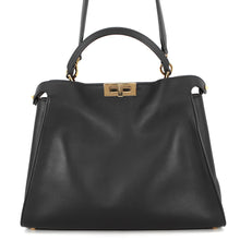 Load image into Gallery viewer, FENDI Peekaboo Essentially 2WAY Bag Black8BN300 Leather