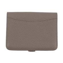 Load image into Gallery viewer, HERMES Dogon Card Case Etain Togo Leather
