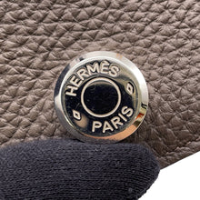 Load image into Gallery viewer, HERMES Dogon Card Case Etain Togo Leather
