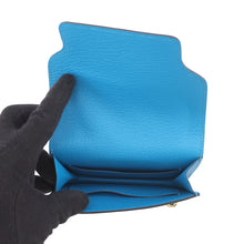 Load image into Gallery viewer, HERMES Roulis Roulis Slim Blue Frida Chevre Myzore Goatskin