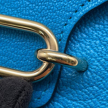 Load image into Gallery viewer, HERMES Roulis Roulis Slim Blue Frida Chevre Myzore Goatskin