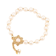 Load image into Gallery viewer, CHANEL Faux Pearl Choker Pearl White/Gold Faux Pearl Metal