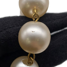 Load image into Gallery viewer, CHANEL Faux Pearl Choker Pearl White/Gold Faux Pearl Metal