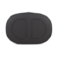 Load image into Gallery viewer, HERMES Chaine d'Ancre Handbag Black/ Navy Veau Madame Silk