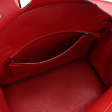 将图像加载到图库查看器中,HERMES Birkin Rouge Casaque Taurillon Clemence Size 30