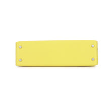 Load image into Gallery viewer, HERMES Mini Kelly 2 Lime Chevre Myzore Goatskin