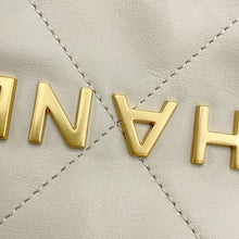 Load image into Gallery viewer, CHANEL CHANEL 22 IvoryAS3260 Shiny Calf Leather Size Small