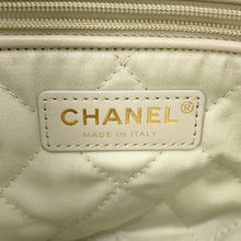 Load image into Gallery viewer, CHANEL CHANEL 22 IvoryAS3260 Shiny Calf Leather Size Small