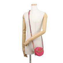 Load image into Gallery viewer, CHANEL CHANEL19 Round Chain Shoulder Bag PinkAP0945 Lambskin