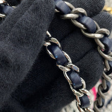 Load image into Gallery viewer, CHANEL Gabriel Do ChainShoulder Bag Navy/White/Red Leather Tweed Size Medium