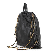 Load image into Gallery viewer, CHANEL CHANEL22 Backpack BlackAS3313 Shiny Calf Leather Size Large