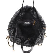 Load image into Gallery viewer, CHANEL CHANEL22 Backpack BlackAS3313 Shiny Calf Leather Size Large