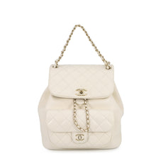 Load image into Gallery viewer, CHANEL Matelasse Backpack WhiteAS3618 Lambskin