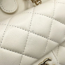 Load image into Gallery viewer, CHANEL Matelasse Backpack WhiteAS3618 Lambskin